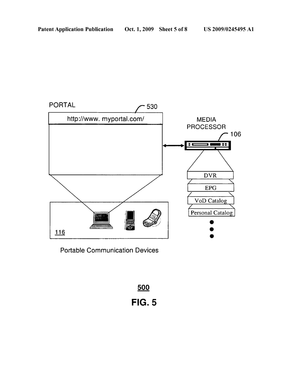 METHOD AND APPARATUS FOR PRESENTING COMMUNICATION IDENTIFIERS - diagram, schematic, and image 06