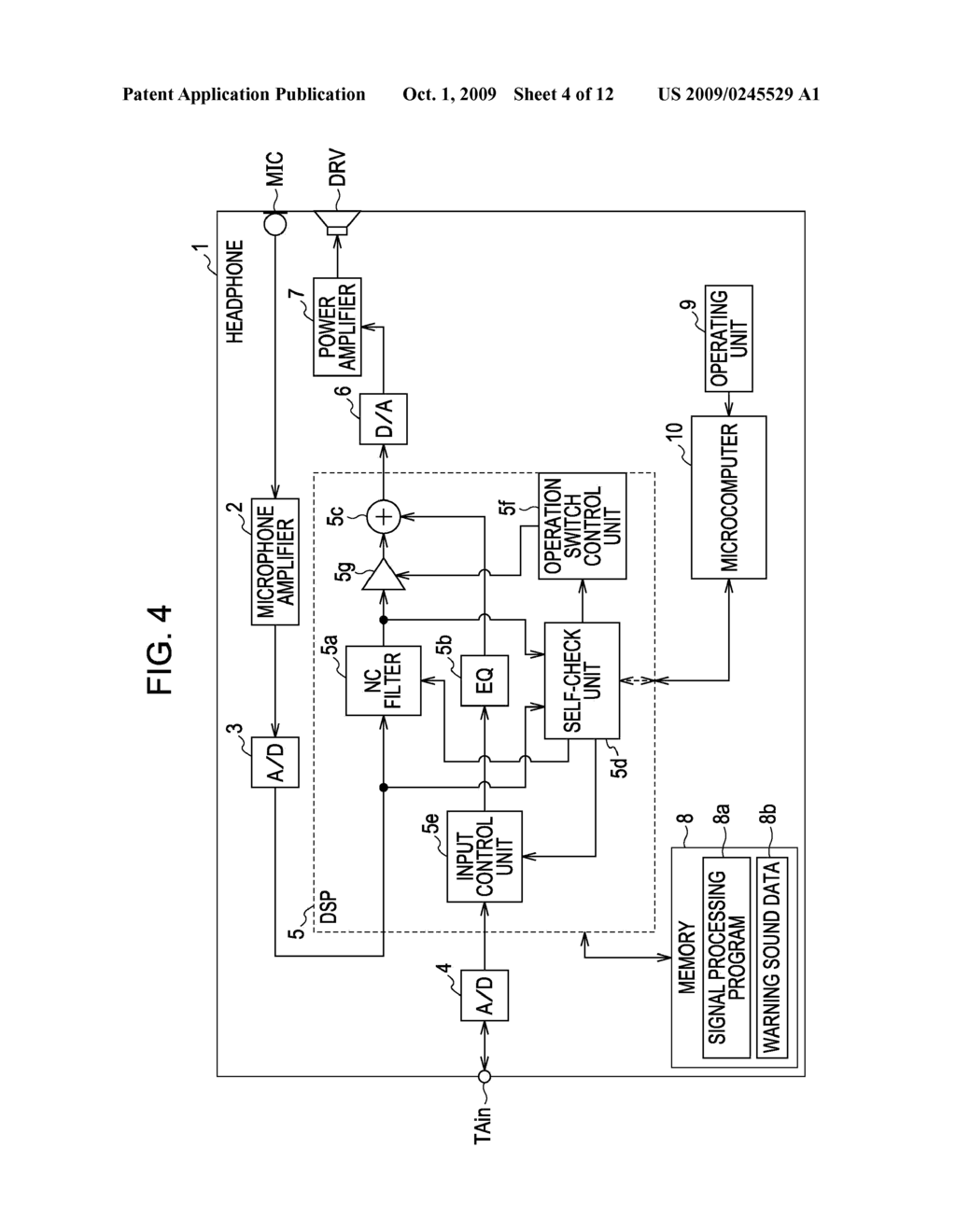 HEADPHONE DEVICE, SIGNAL PROCESSING DEVICE, AND SIGNAL PROCESSING METHOD - diagram, schematic, and image 05