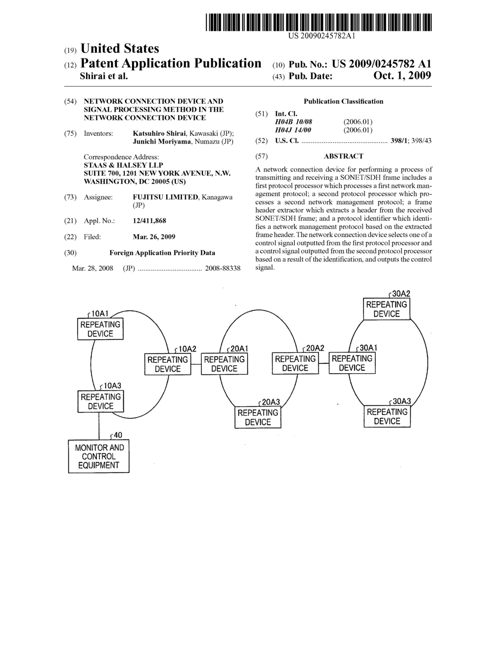 NETWORK CONNECTION DEVICE AND SIGNAL PROCESSING METHOD IN THE NETWORK CONNECTION DEVICE - diagram, schematic, and image 01