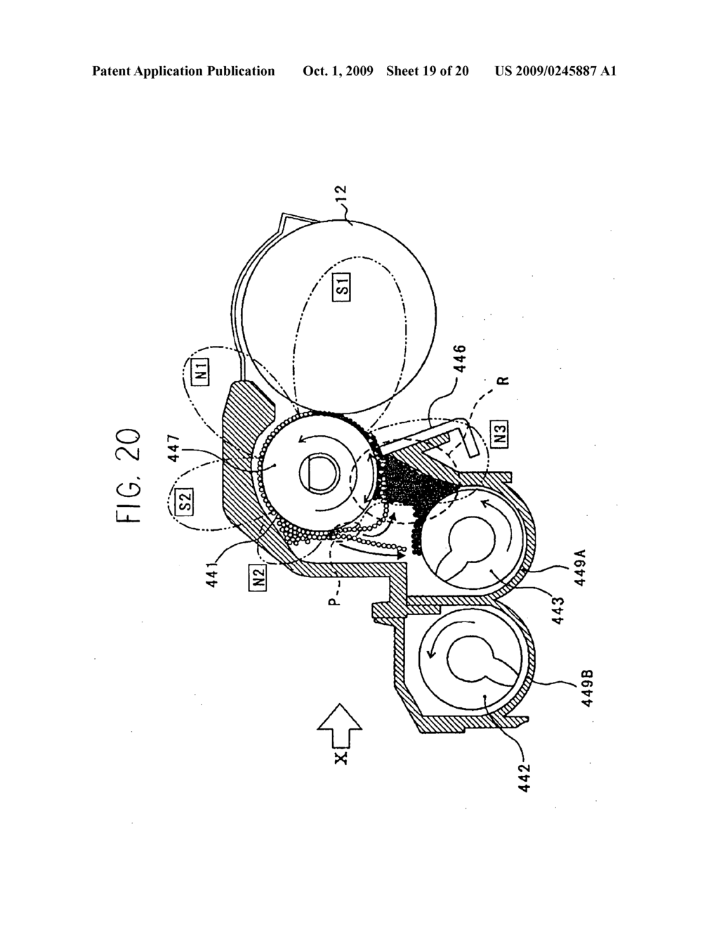 DEVELOPING DEVICE, AND IMAGE FORMING APPARATUS AND PROCESS CARTRIDGE COMPRISING THE SAME - diagram, schematic, and image 20