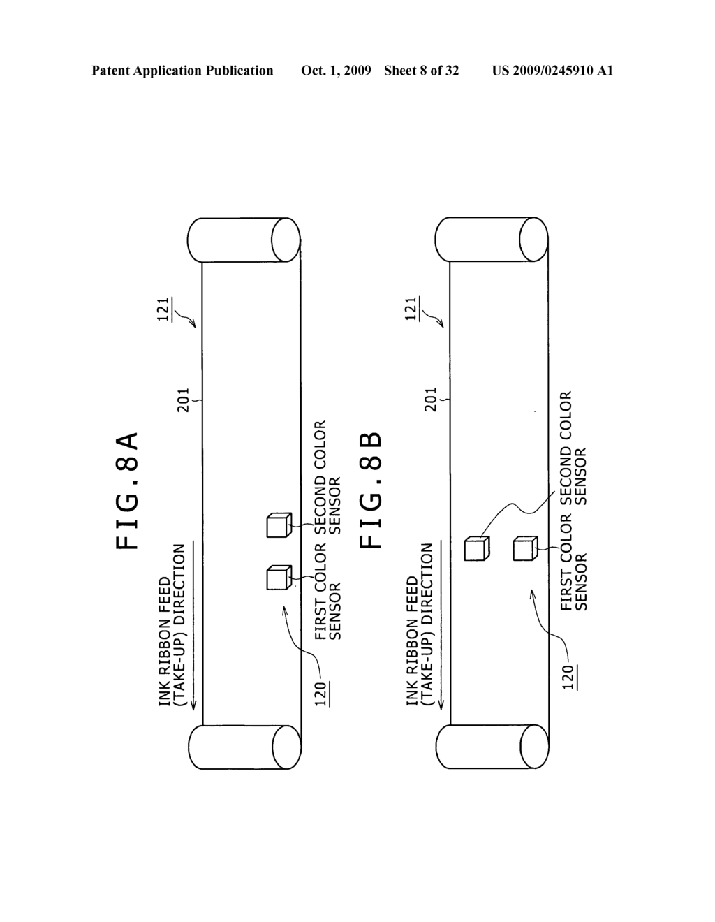 Ink ribbon and printer - diagram, schematic, and image 09