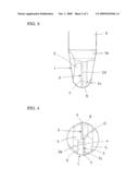 CUBIC BORON NITRIDE RADIUS END MILL diagram and image