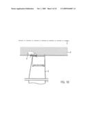 Casing treatment for axial compressors in a hub area diagram and image