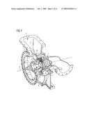 Gas turbine arrangement diagram and image