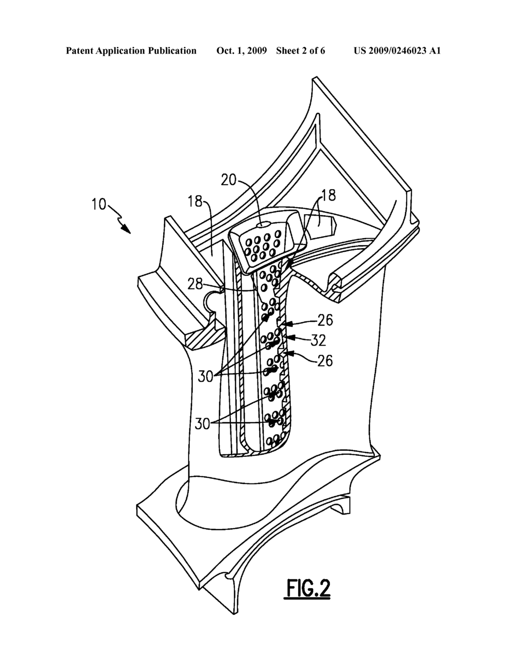 CHAMBERED AIRFOIL COOLING - diagram, schematic, and image 03