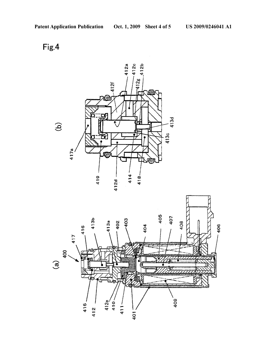 DISPLACEMENT CONTROL VALVE OF A VARIABLE DISPLACEMENT COMPRESSOR - diagram, schematic, and image 05