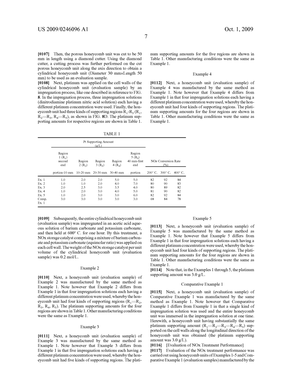 HONEYCOMB STRUCTURE AND EXHAUST GAS TREATMENT APPARATUS - diagram, schematic, and image 14