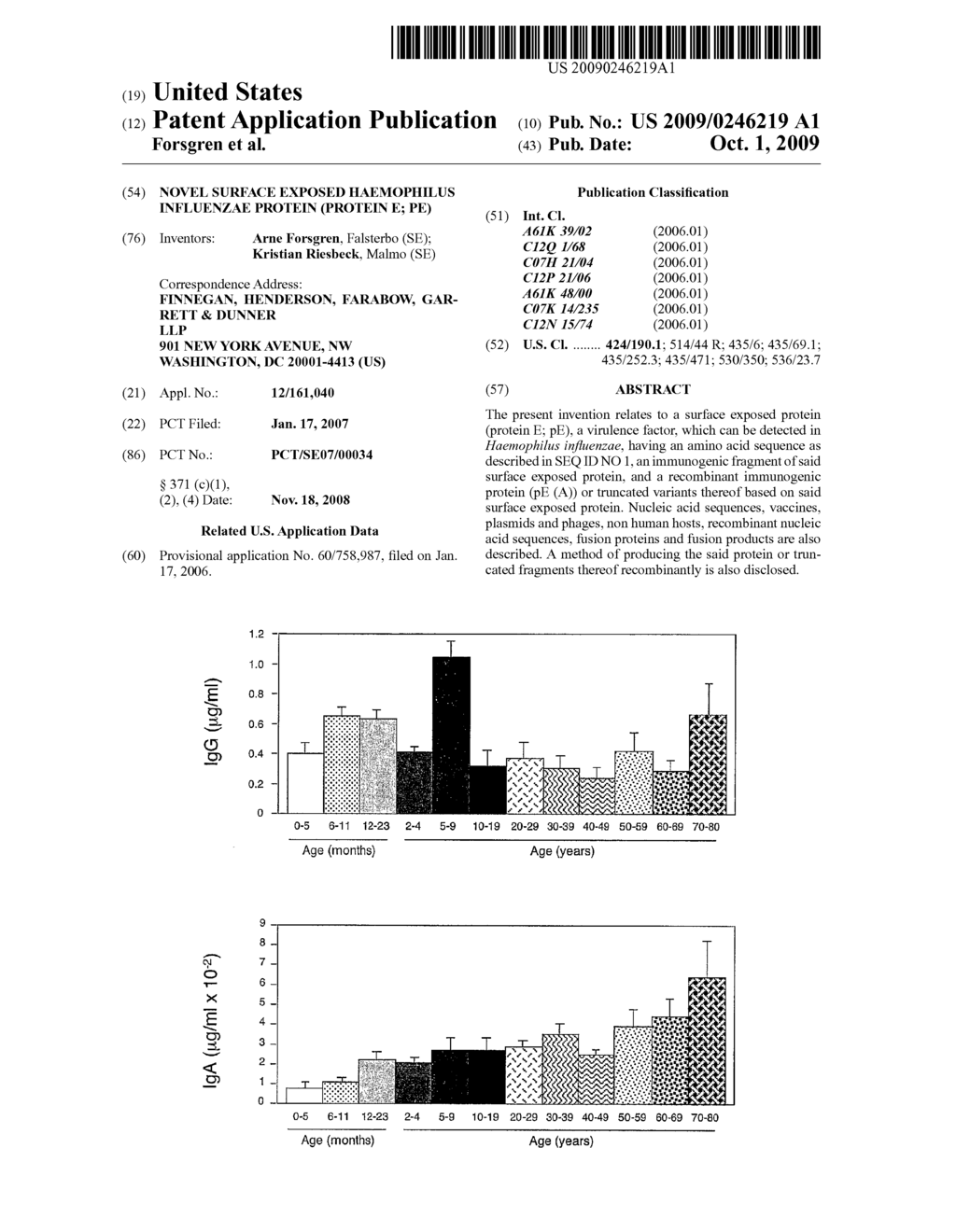 NOVEL SURFACE EXPOSED HAEMOPHILUS INFLUENZAE PROTEIN (PROTEIN E; pE) - diagram, schematic, and image 01