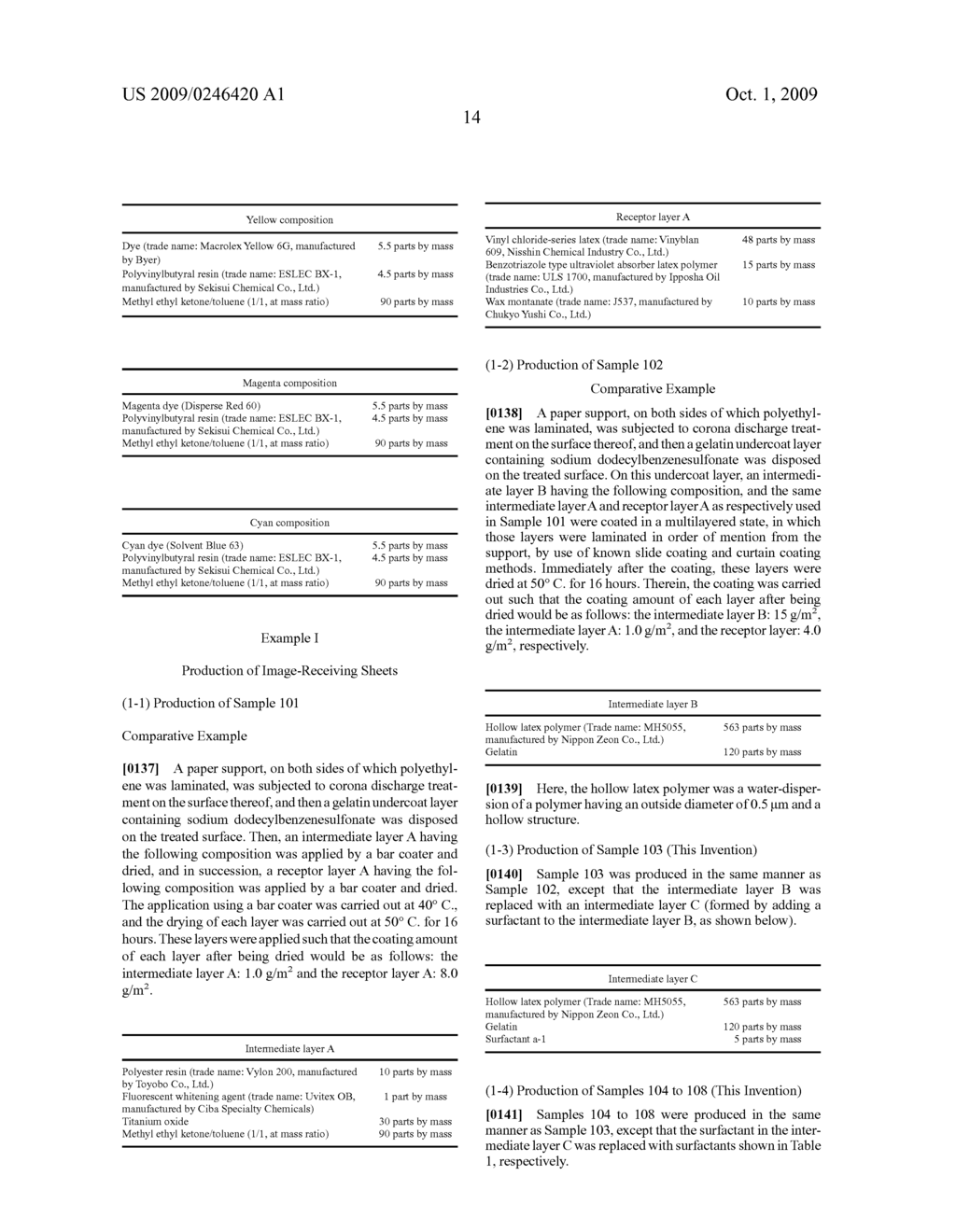 HEAT-SENSITIVE TRANSFER IMAGE-RECEIVING SHEET - diagram, schematic, and image 15