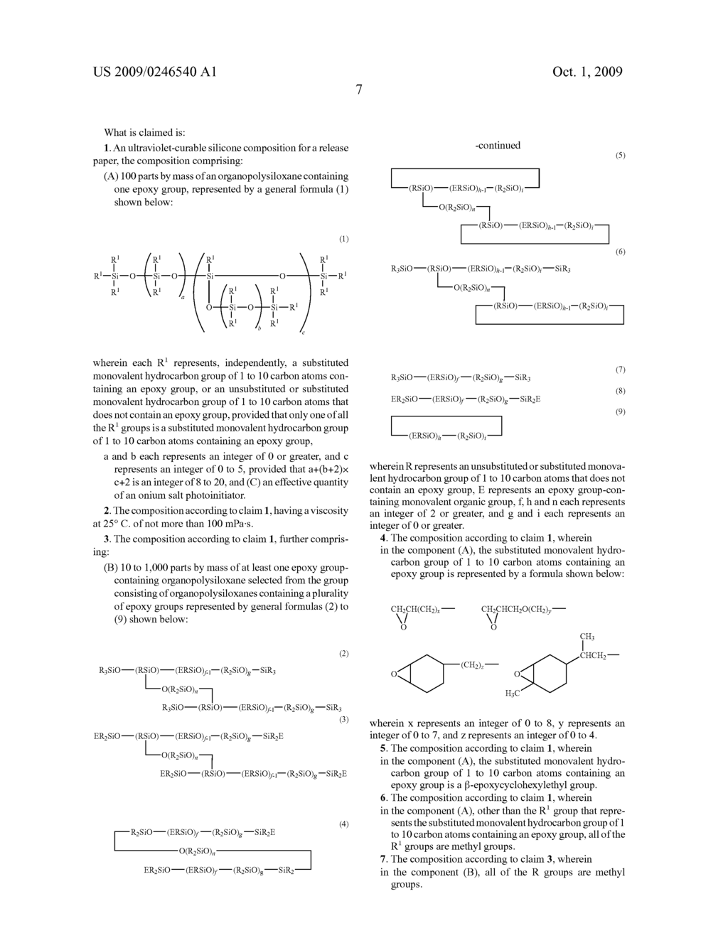 LOW-VISCOSITY ULTRAVIOLET-CURABLE SILICONE COMPOSITION FOR RELEASE PAPER - diagram, schematic, and image 08