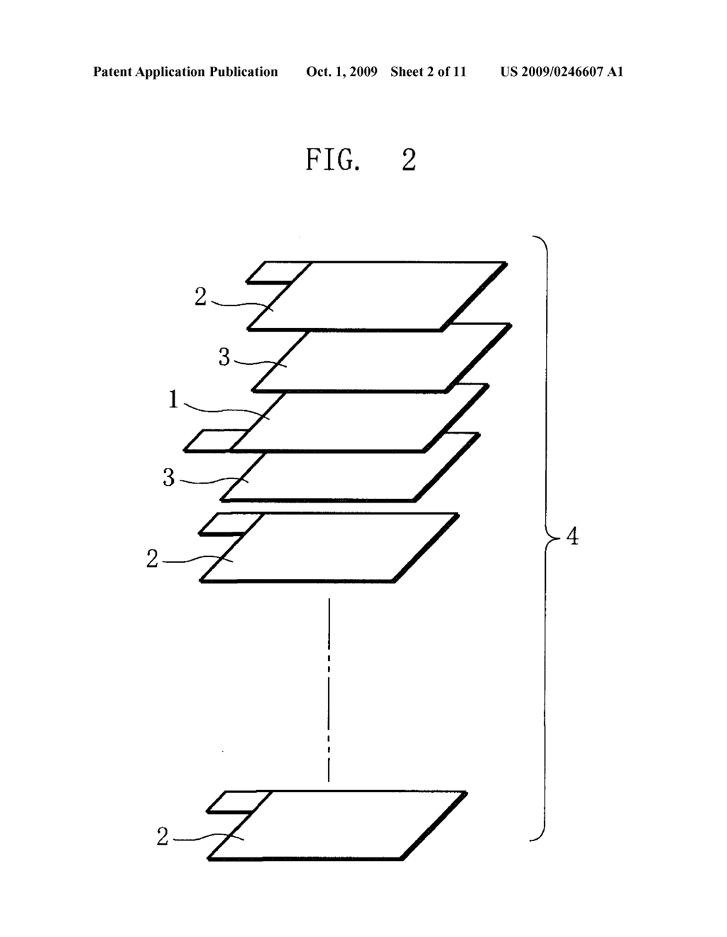 LAMINATE TYPE BATTERY AND BATTERY MODULE INCORPORATING THE LAMINATE TYPE BATTERY - diagram, schematic, and image 03