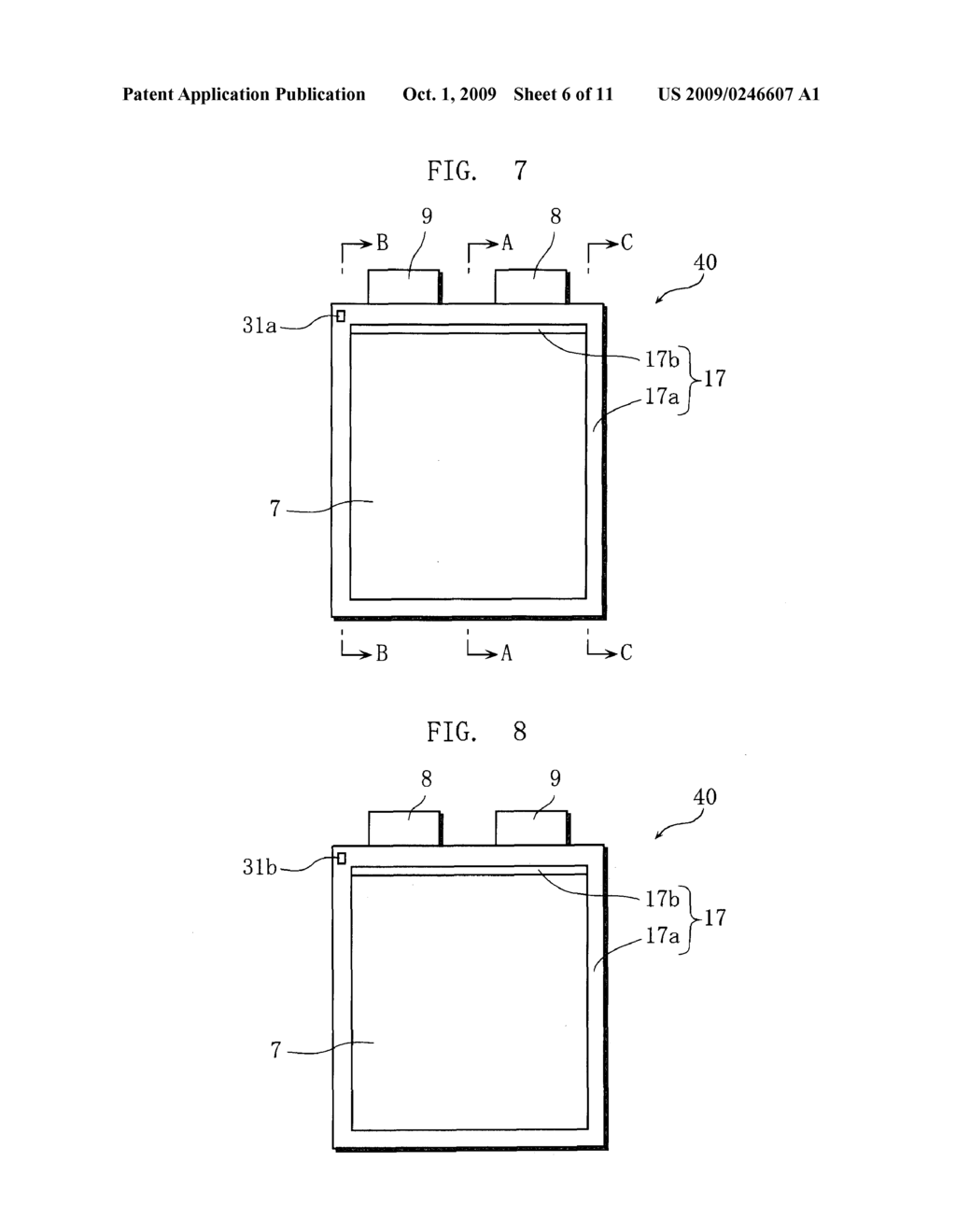 LAMINATE TYPE BATTERY AND BATTERY MODULE INCORPORATING THE LAMINATE TYPE BATTERY - diagram, schematic, and image 07