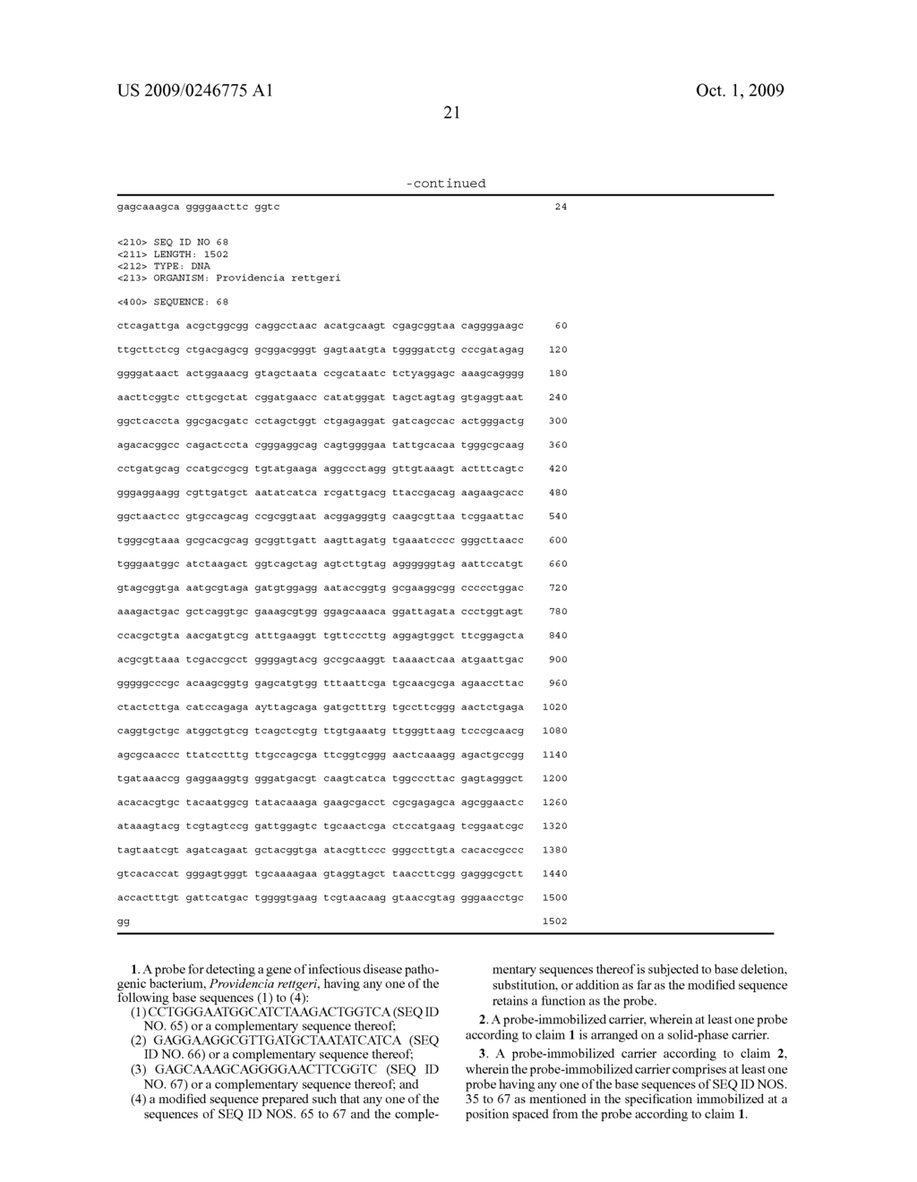 PROBE, PROBE SET, PROBE-IMMOBILIZED CARRIER, AND GENETIC TESTING METHOD - diagram, schematic, and image 23