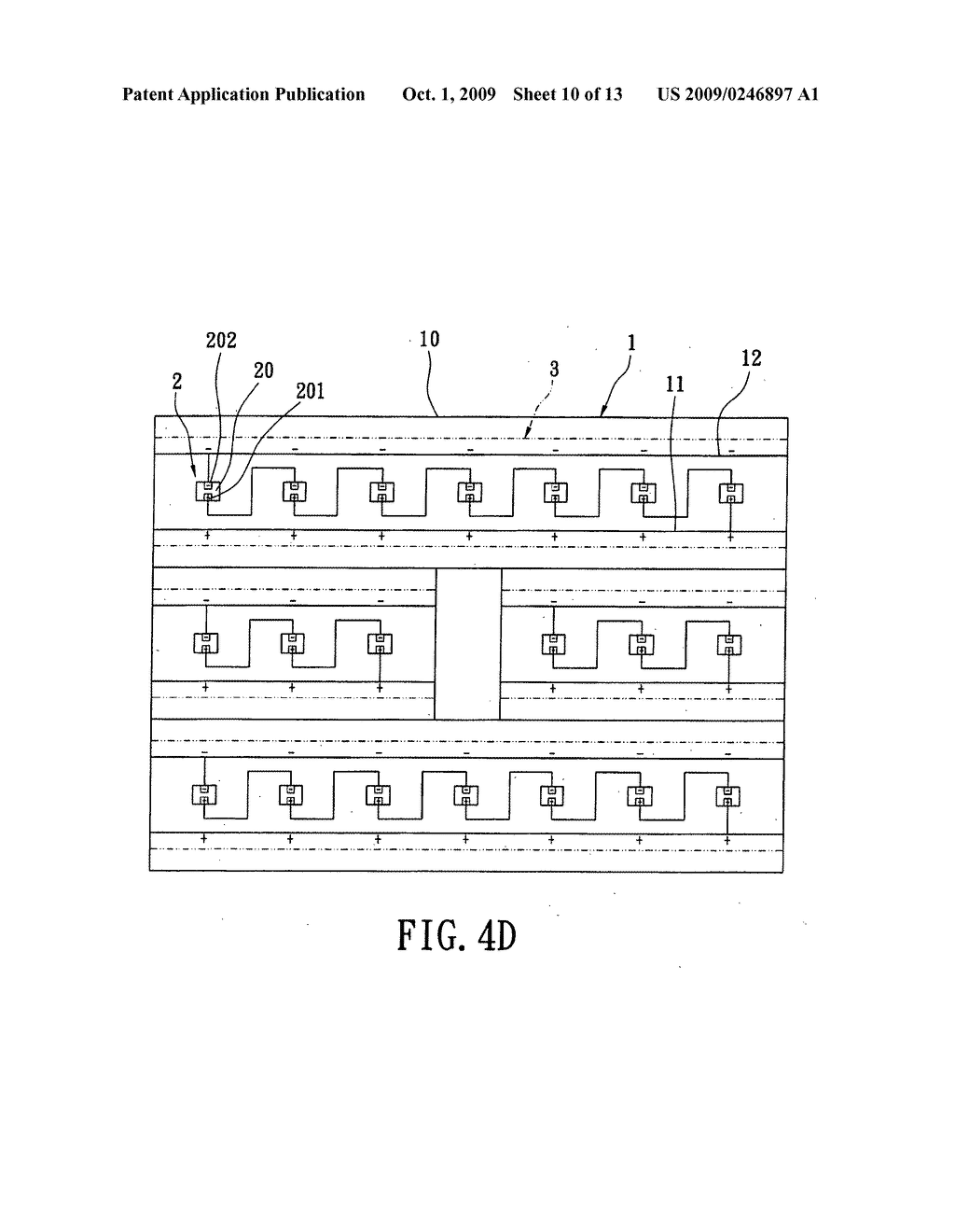 LED chip package structure and method for manufacturing the same - diagram, schematic, and image 11