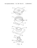 RECEPTACLE RF CONNECTOR HAVING INTERFERENTIAL ENGAGEMENT BETWEEN CONTACT TERMINAL AND HOUSING diagram and image