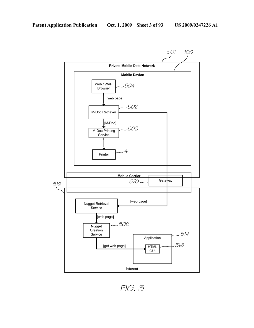 Printing Content using a Mobile Device - diagram, schematic, and image 04