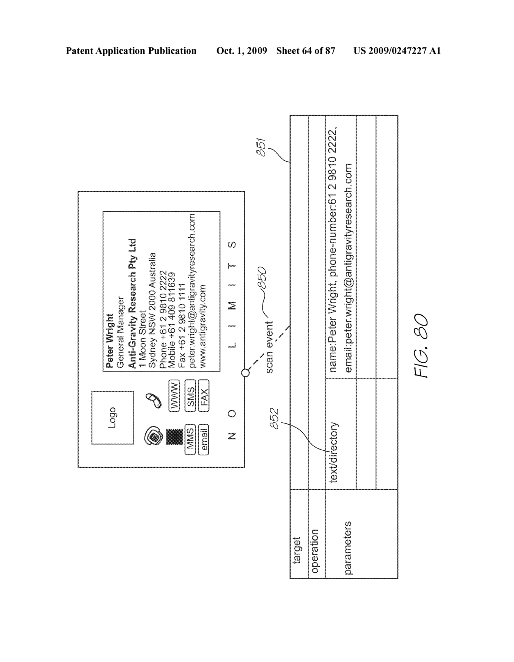 Retrieving Contact Details Using A Printed Medium - diagram, schematic, and image 65