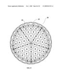 HIGH PERFORMANCE GOLF BALL HAVING A REDUCED DISTANCE diagram and image