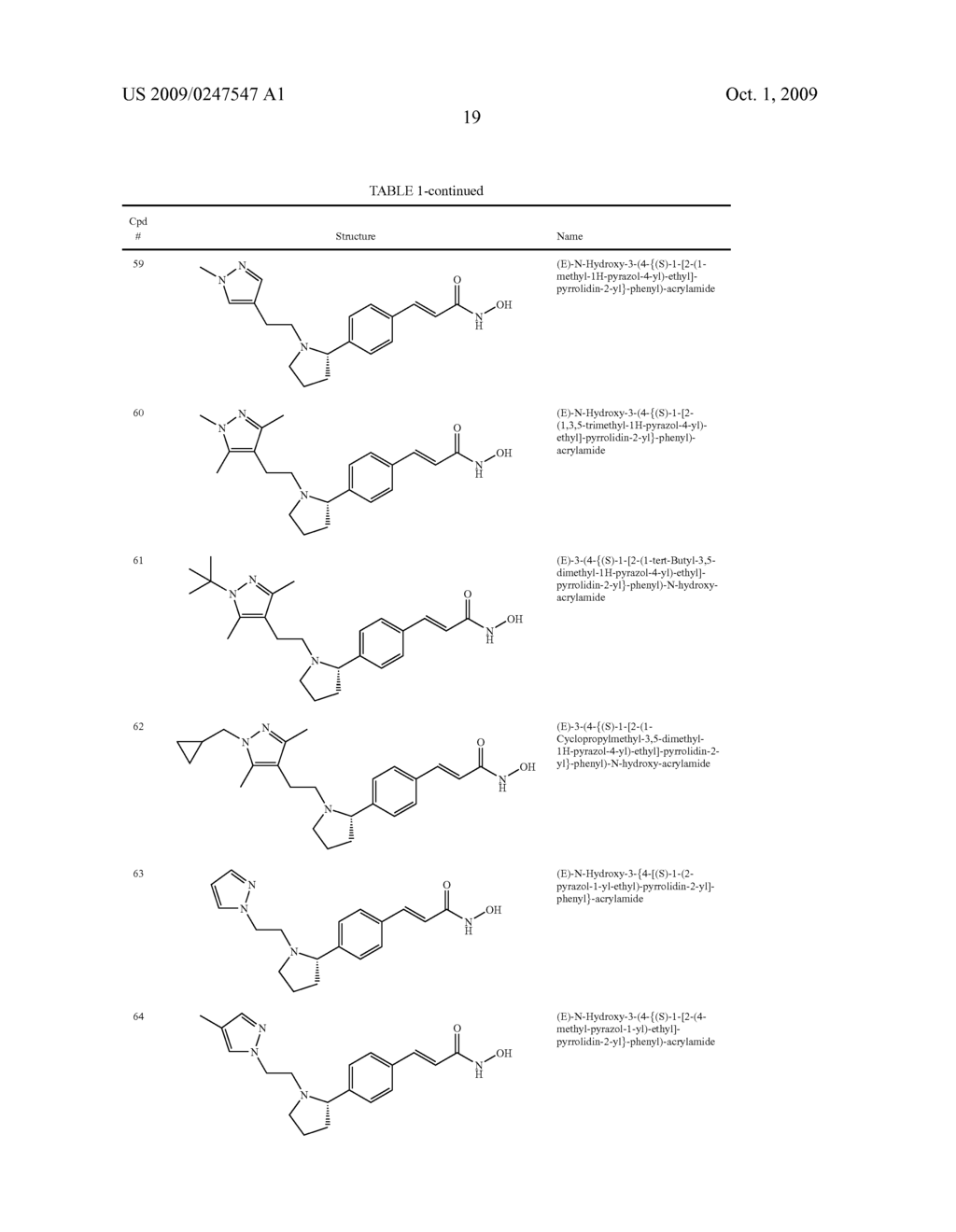 HYDROXAMATE-BASED INHIBITORS OF DEACETYLASES B - diagram, schematic, and image 20