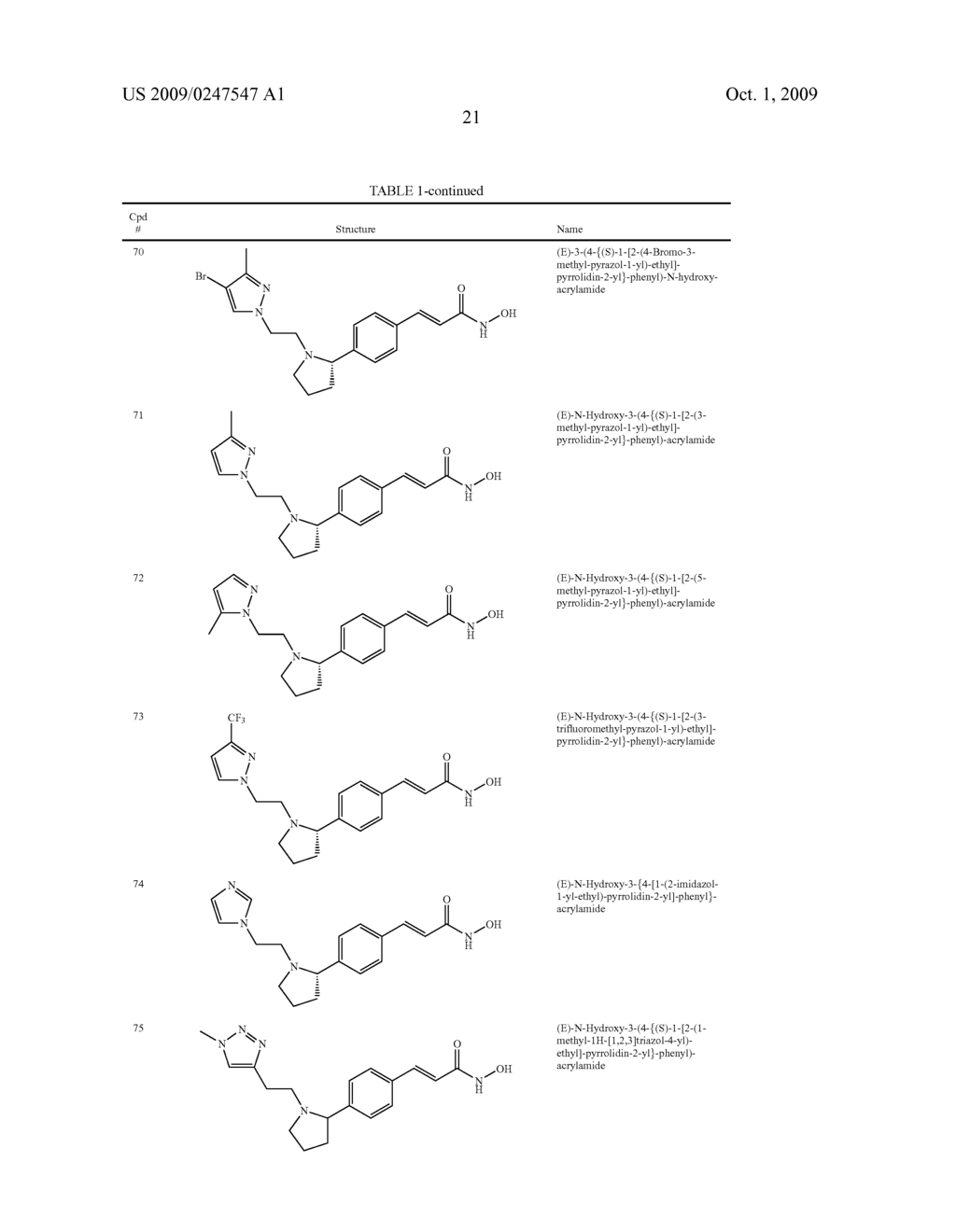 HYDROXAMATE-BASED INHIBITORS OF DEACETYLASES B - diagram, schematic, and image 22