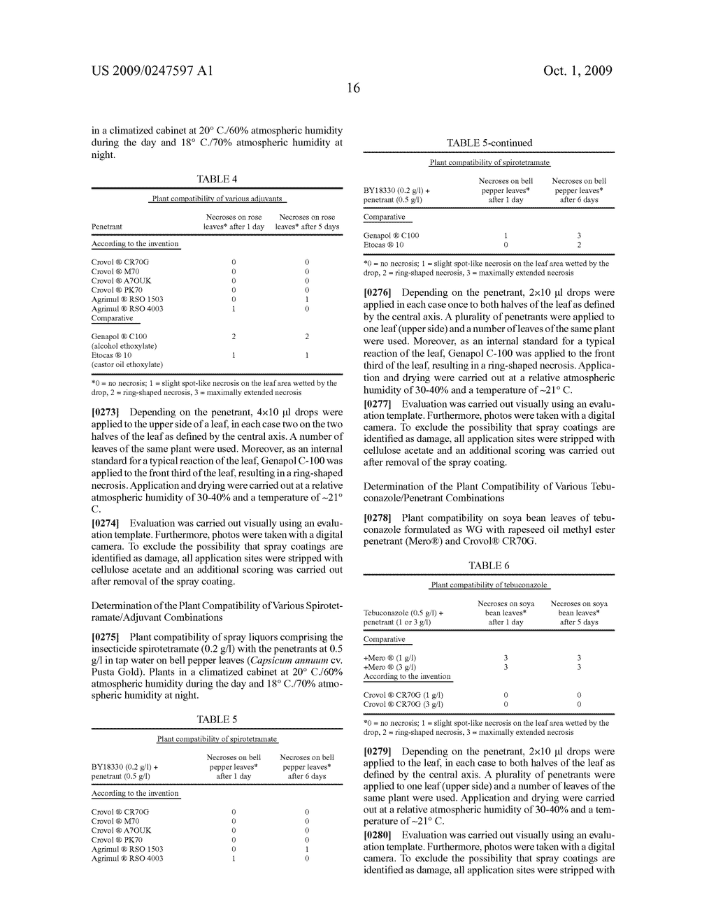 AGROCHEMICAL FORMULATIONS THAT CAN BE DISPERSED IN WATER CONTAINING POLYALKOXYTRIGLYCERIDED AS PENETRATION ENHANCES - diagram, schematic, and image 17