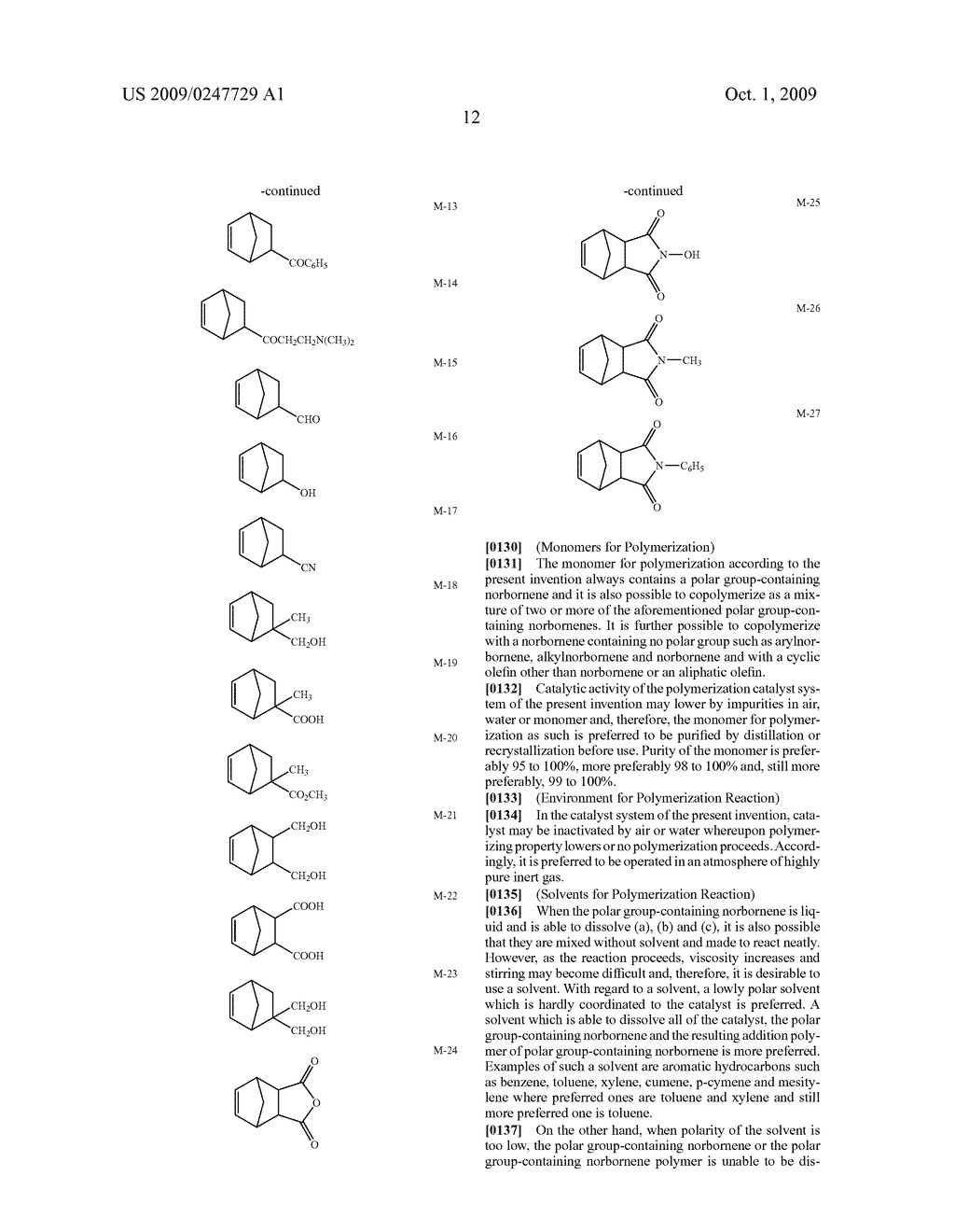ORGANOMETALLIC COMPOUND, CATALYST FOR POLYMERIZATION OF POLAR GROUP-CONTAINING NORBORNENE AND PROCESS FOR PRODUCING NORBORNENE POLYMER - diagram, schematic, and image 13