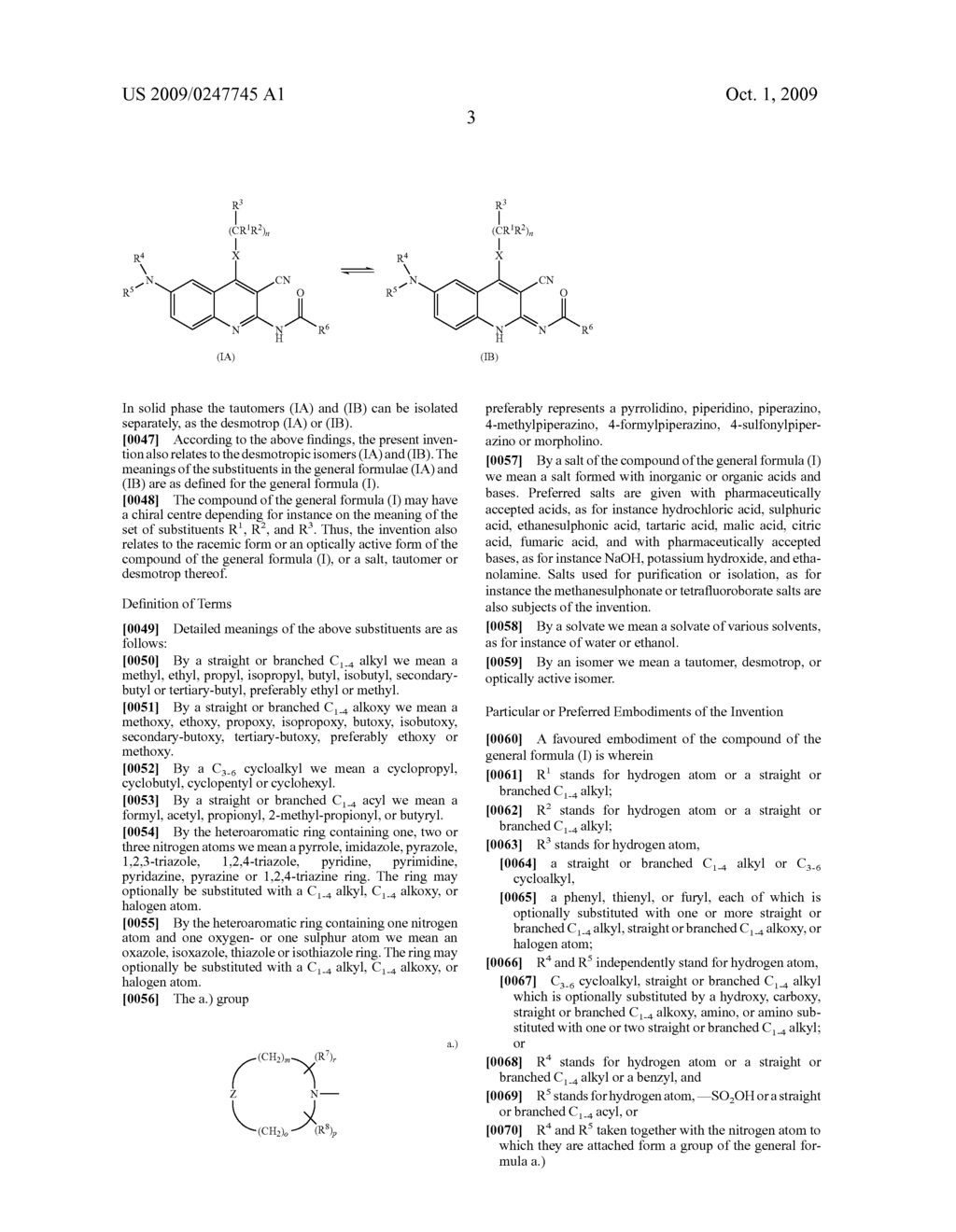 AMINOQUINOLINE DERIVATIVES AND THEIR USE AS ADENOSINE A3 LIGANDS - diagram, schematic, and image 04