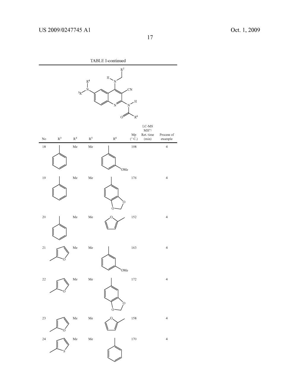 AMINOQUINOLINE DERIVATIVES AND THEIR USE AS ADENOSINE A3 LIGANDS - diagram, schematic, and image 18