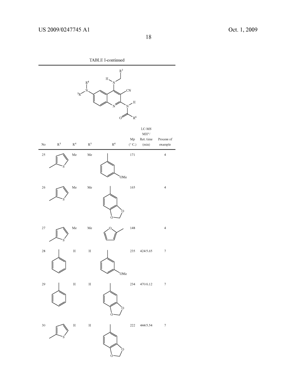 AMINOQUINOLINE DERIVATIVES AND THEIR USE AS ADENOSINE A3 LIGANDS - diagram, schematic, and image 19