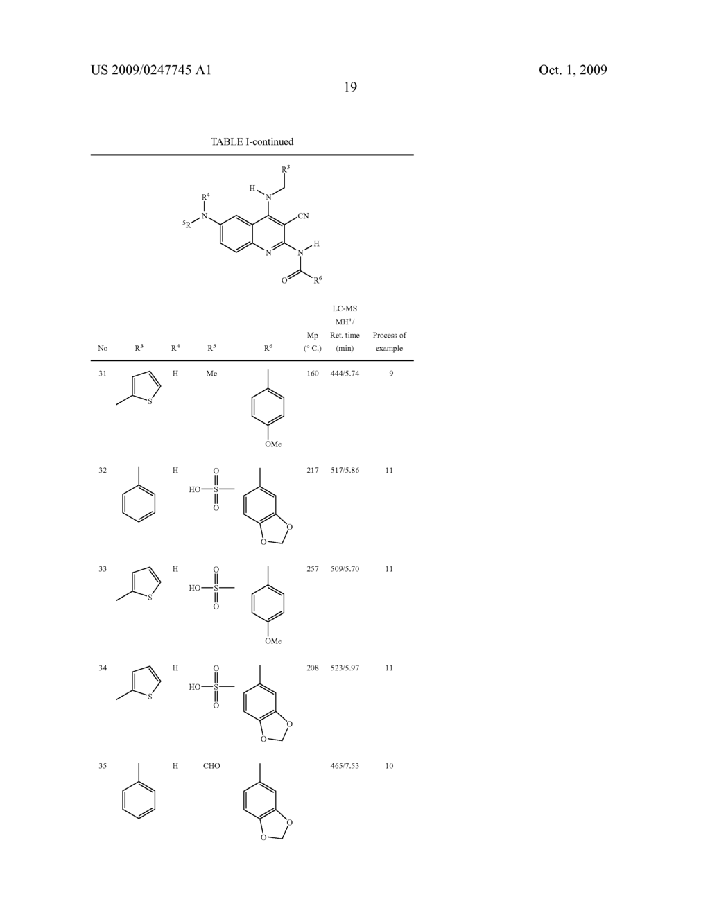 AMINOQUINOLINE DERIVATIVES AND THEIR USE AS ADENOSINE A3 LIGANDS - diagram, schematic, and image 20