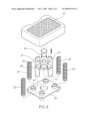 Vibration machine for physical fitness diagram and image