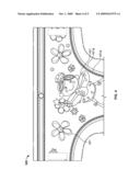 ABSORBENT ARTICLE WITH GRAPHIC ELEMENTS diagram and image