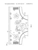 ABSORBENT ARTICLE WITH GRAPHIC ELEMENTS diagram and image