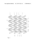 MEDICAL SUPPORTING IMPLANT, IN PARTICULAR STENT diagram and image