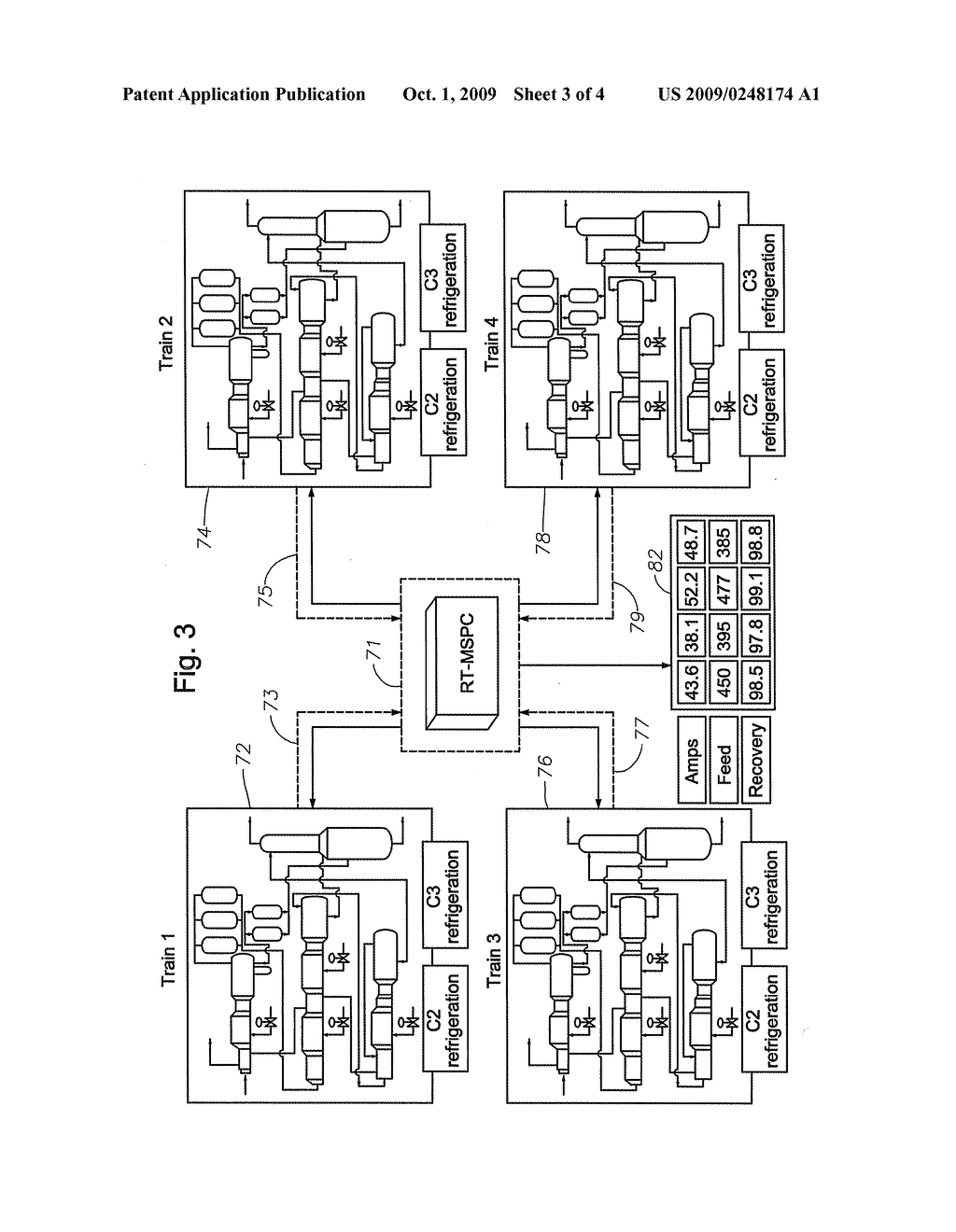 CONTROL METHOD OF REFRIGERATION SYSTEMS IN GAS PLANTS WITH PARALLEL TRAINS - diagram, schematic, and image 04