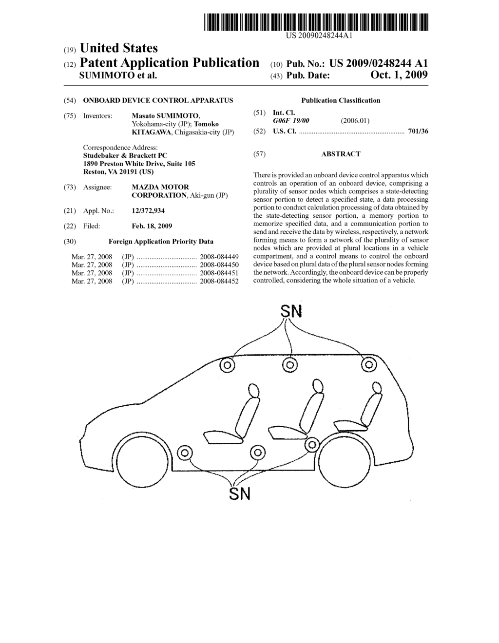 ONBOARD DEVICE CONTROL APPARATUS - diagram, schematic, and image 01