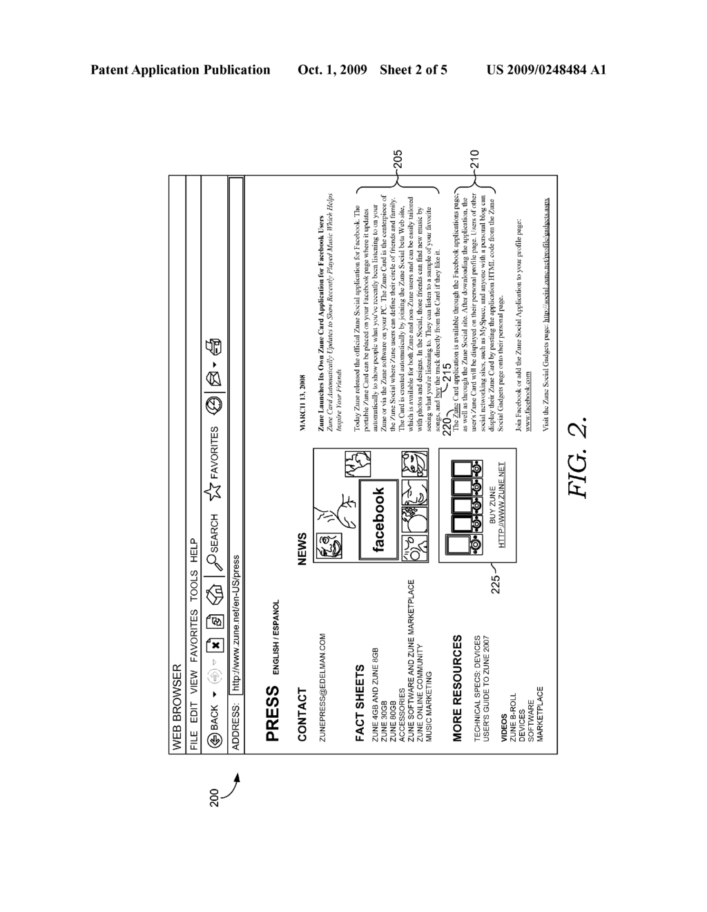 AUTOMATIC CUSTOMIZATION AND RENDERING OF ADS BASED ON DETECTED FEATURES IN A WEB PAGE - diagram, schematic, and image 03