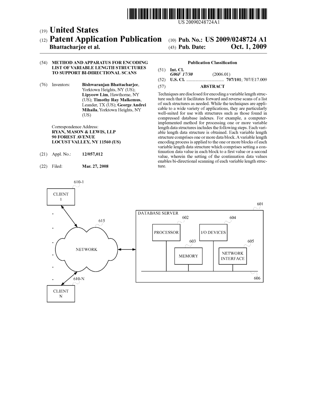 Method and Apparatus for Encoding List of Variable Length Structures to Support Bi-Directional Scans - diagram, schematic, and image 01