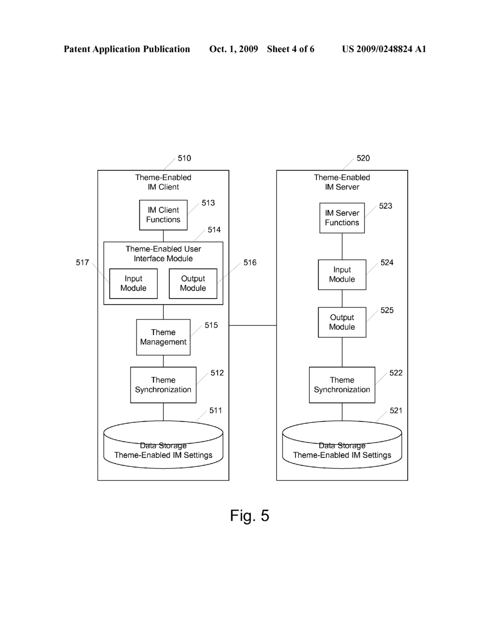 THEME-BASED INSTANT MESSAGING COMMUNICATIONS - diagram, schematic, and image 05