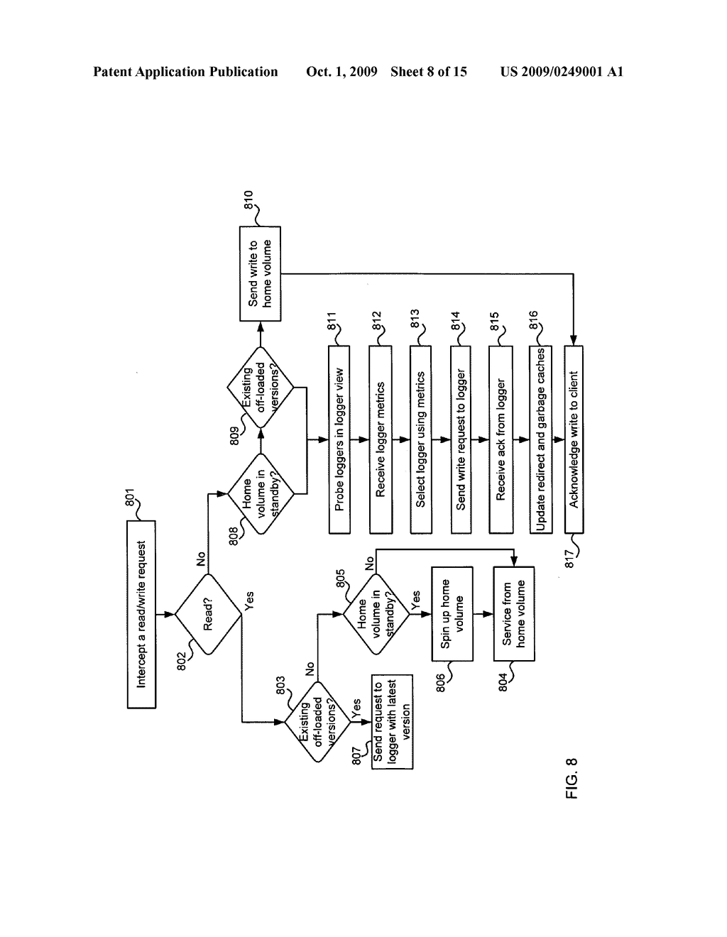 Storage Systems Using Write Off-Loading - diagram, schematic, and image 09