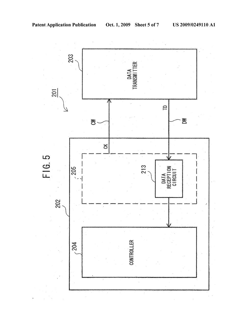 MEMORY CONTROLLER DEVICE, CONTROL METHOD FOR MEMORY CONTROLLER DEVICE AND DATA RECEPTION DEVICE - diagram, schematic, and image 06