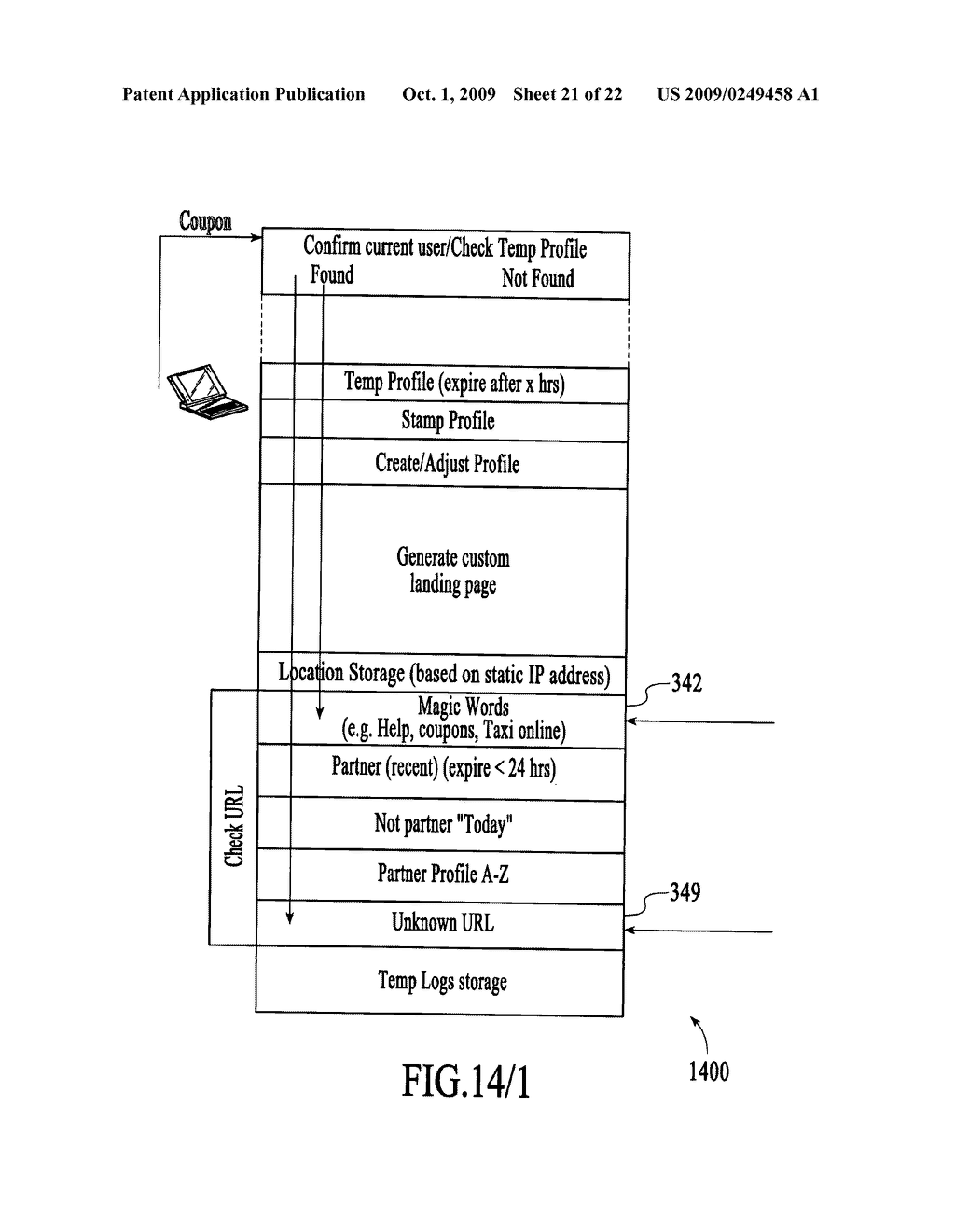 Systems and methods of network operation and information processing, including user engagement and profiling features - diagram, schematic, and image 22