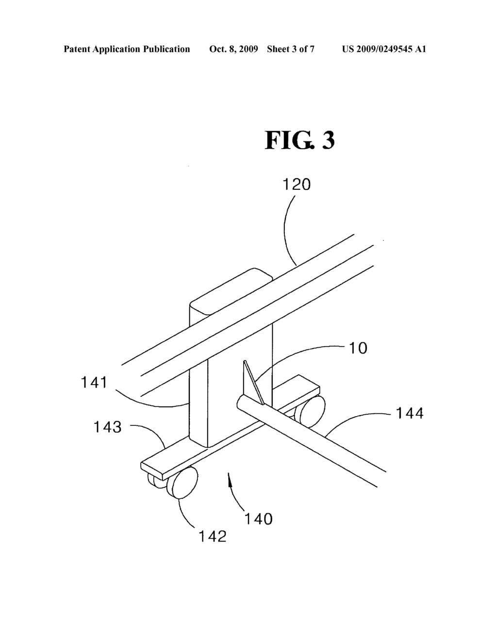 Portable and foldable bed - diagram, schematic, and image 04