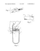 Disposable Container Top Cleaner diagram and image