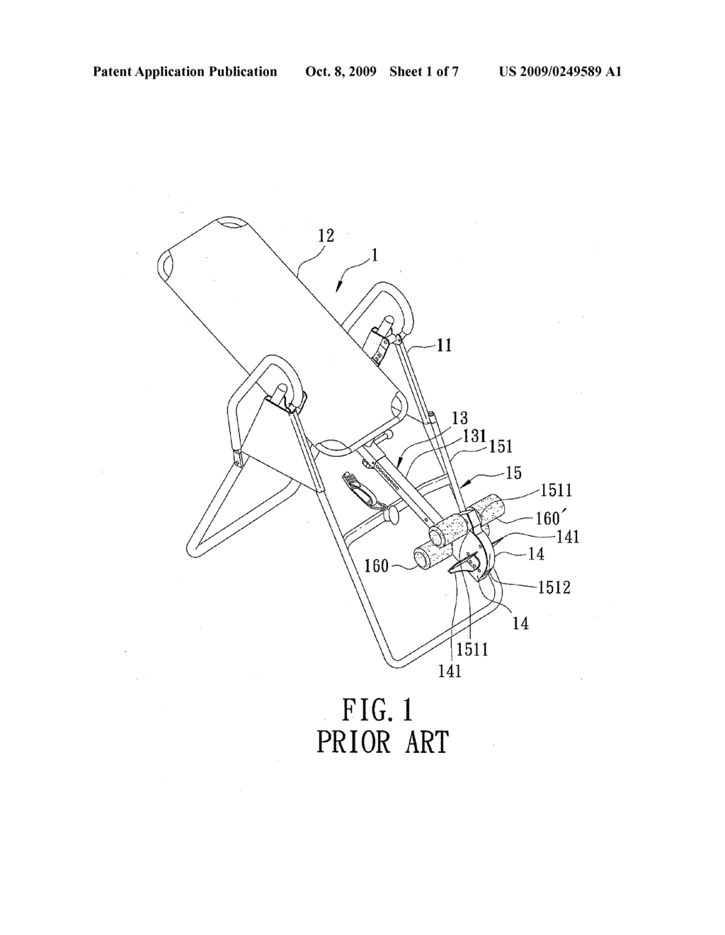 ANKLE-CLAMPING DEVICE FOR AN INVERSION TABLE - diagram, schematic, and image 02