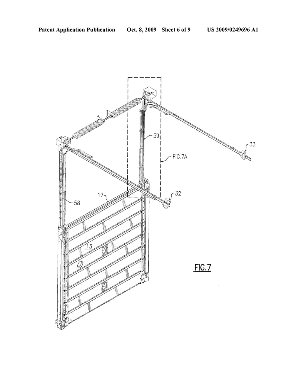 TOP LIFT OVERHEAD DOOR ASSEMBLY - diagram, schematic, and image 07