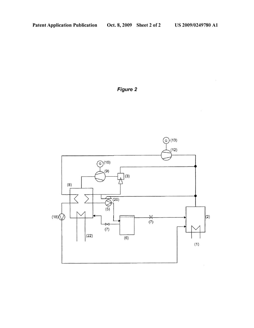 CONVERSION OF HEAT INTO MECHANICAL ENERGY BY MEANS OF A JET COMPRESSOR - diagram, schematic, and image 03