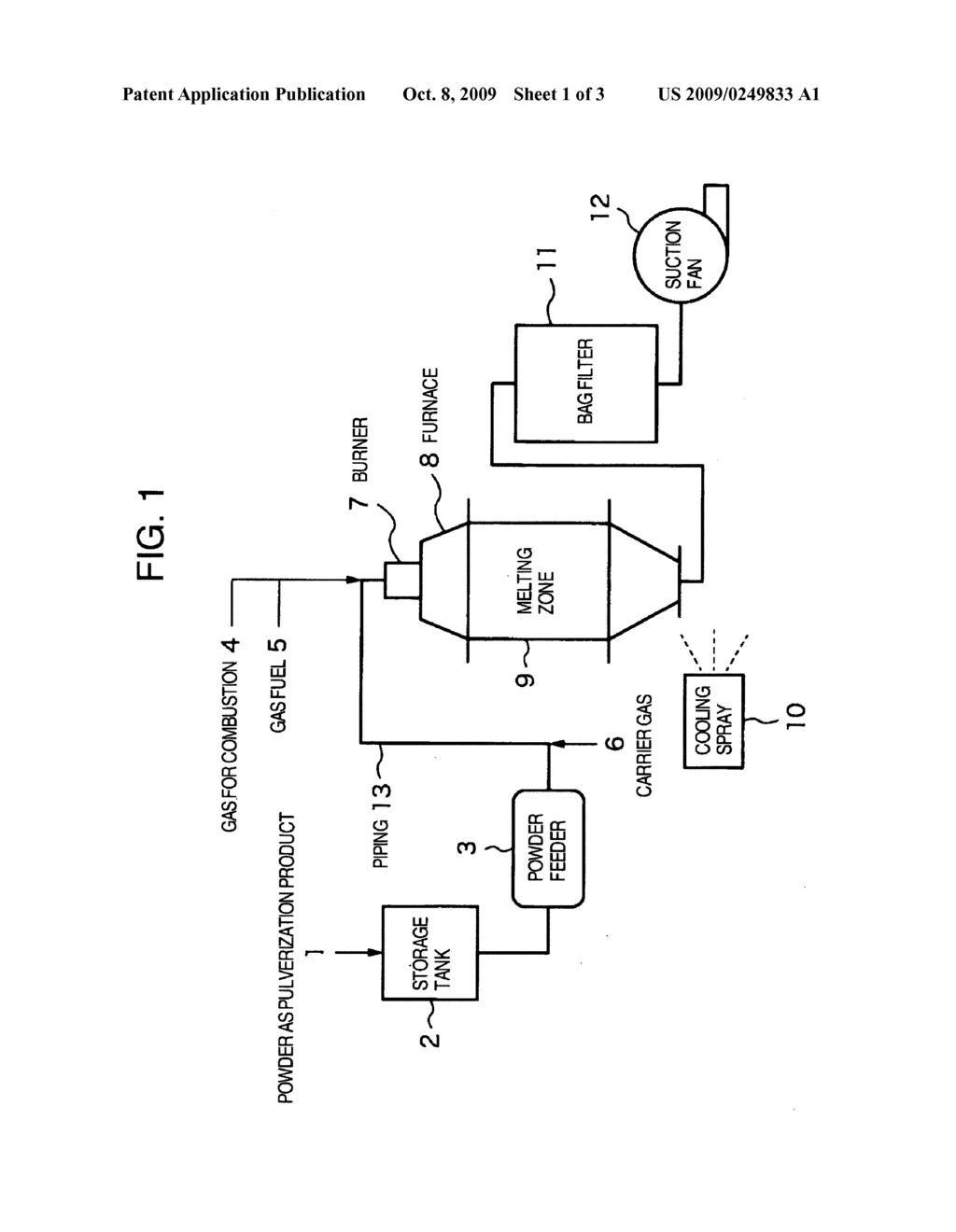 Process for producing spherical inorganic particle - diagram, schematic, and image 02