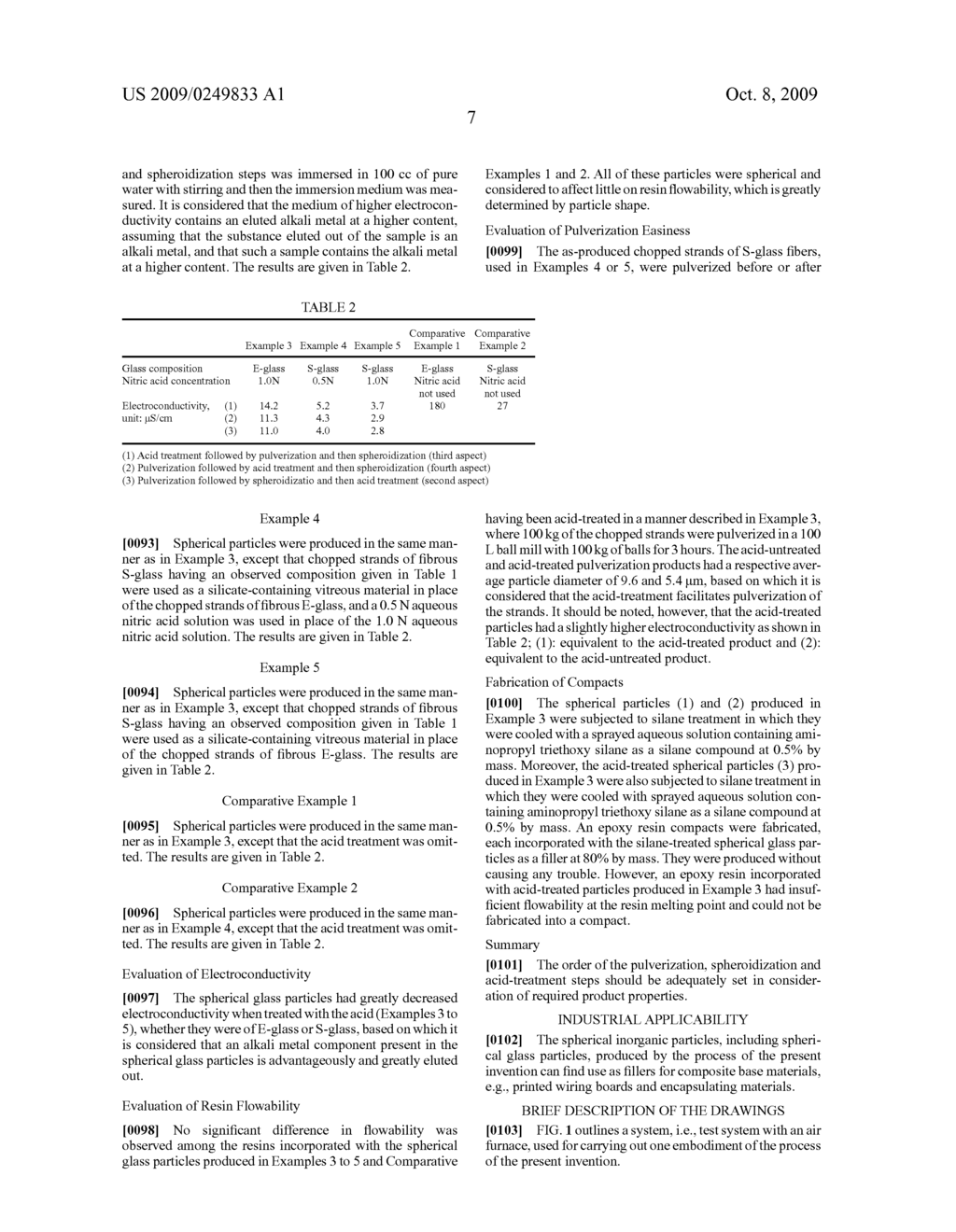 Process for producing spherical inorganic particle - diagram, schematic, and image 11