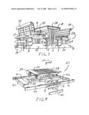 Gliding table and chairs diagram and image